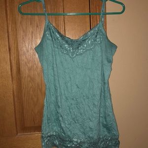 Mint green tank top